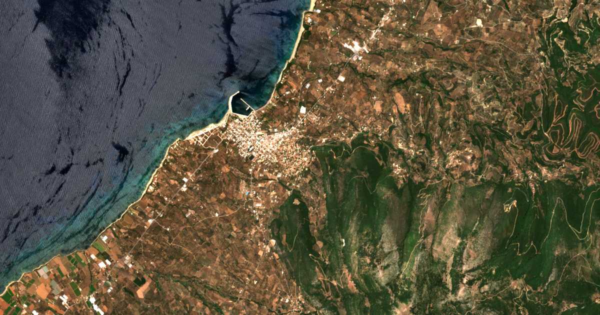 Mapa por satélite de Ciparisia