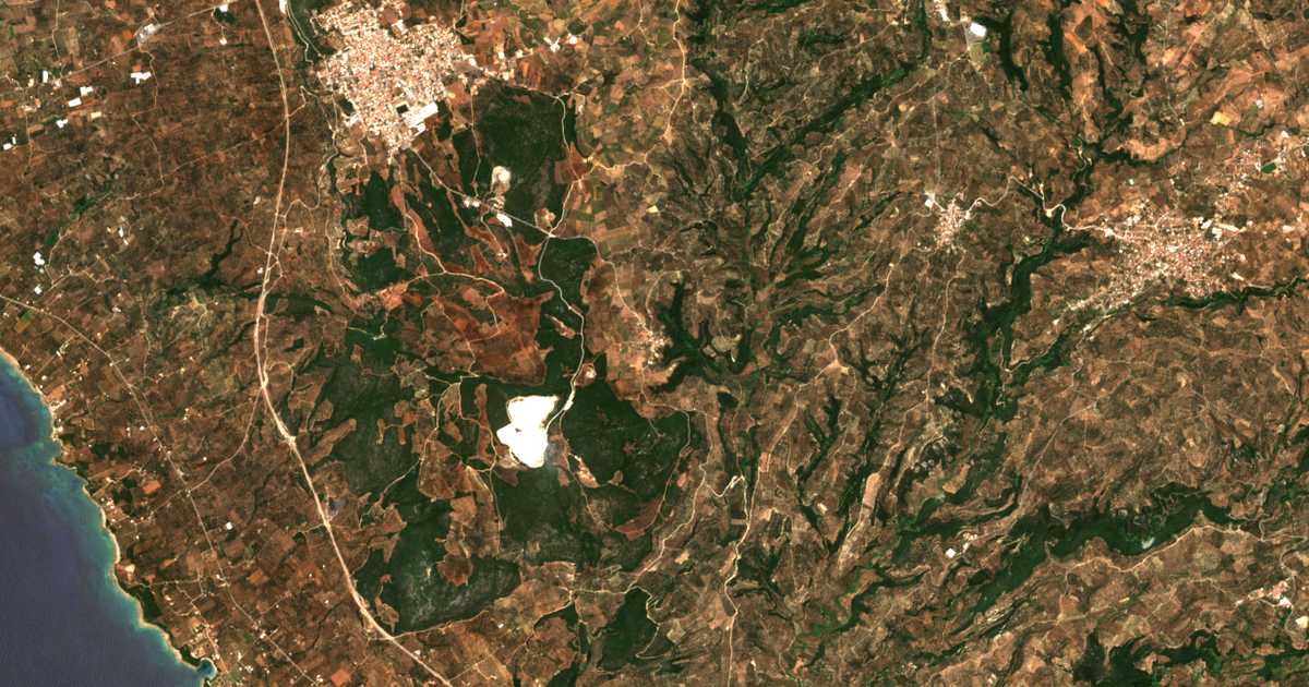 Mapa por satélite de Léfki