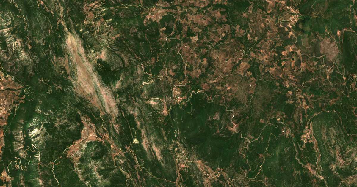 Mapa por satélite de Raptópoulon