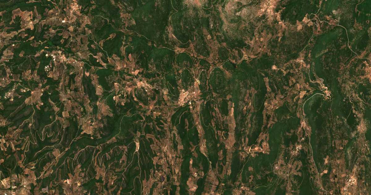 Mapa por satélite de Sidirókastron