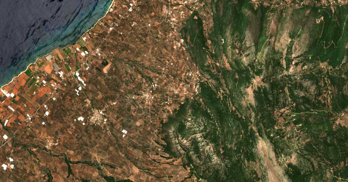 Mapa por satélite de Stasión