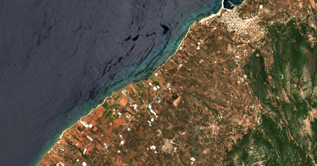 Mapa por satélite de Terpsithéa