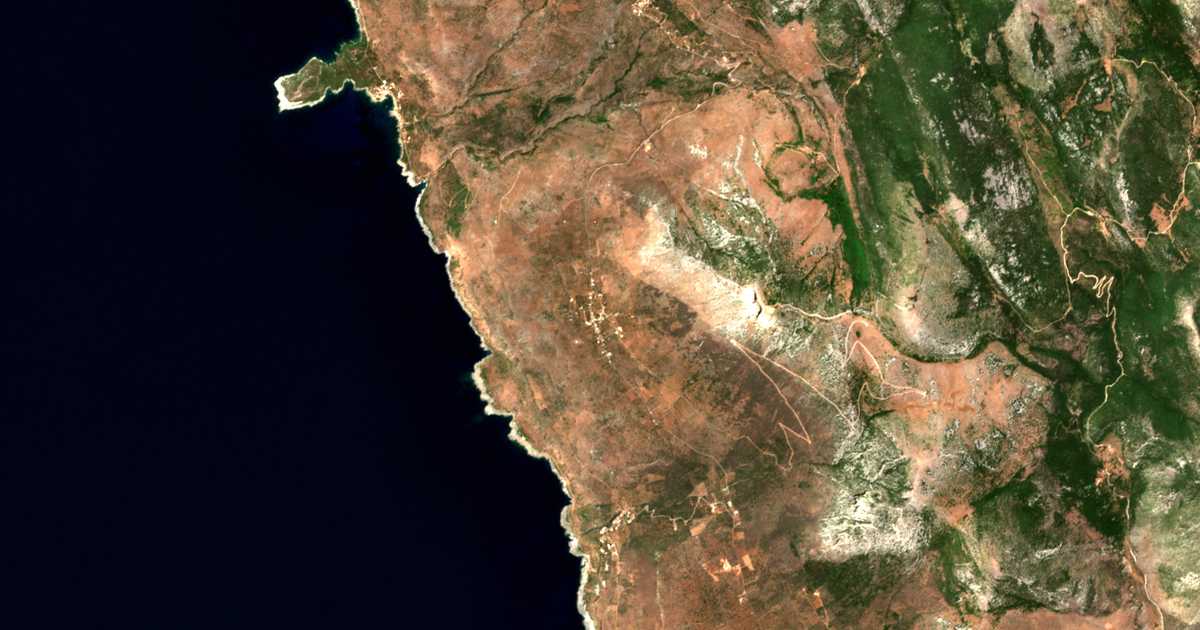 Mapa por satélite de Ágios Níkon