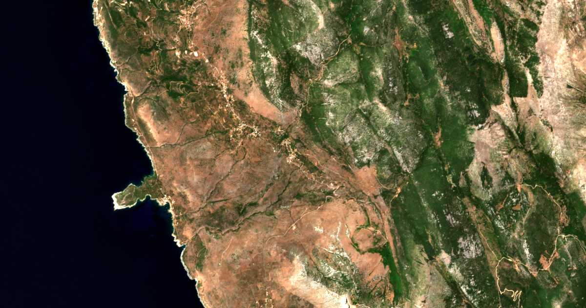 Mapa por satélite de Lagkáda
