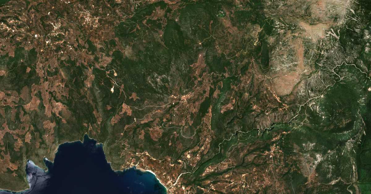 Mapa por satélite de Prosílion