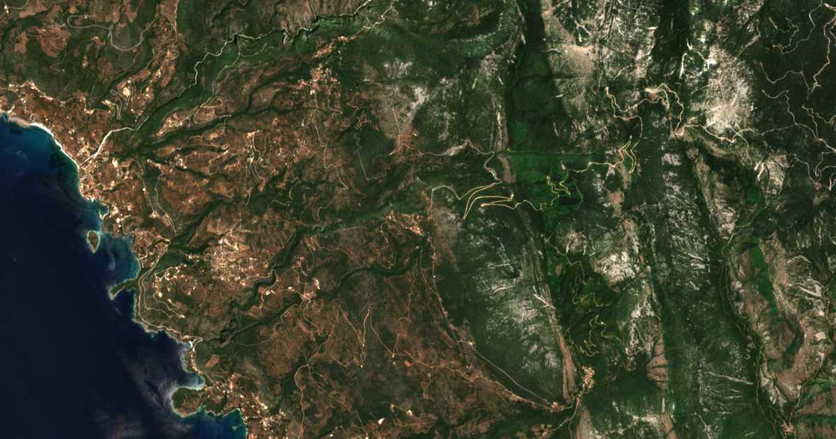 Mapa por satélite de Saïdóna