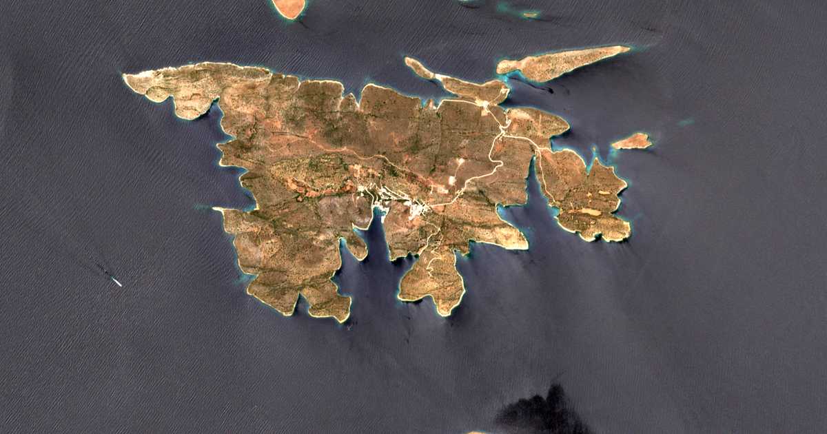 Mapa por satélite de Megálo Chorió