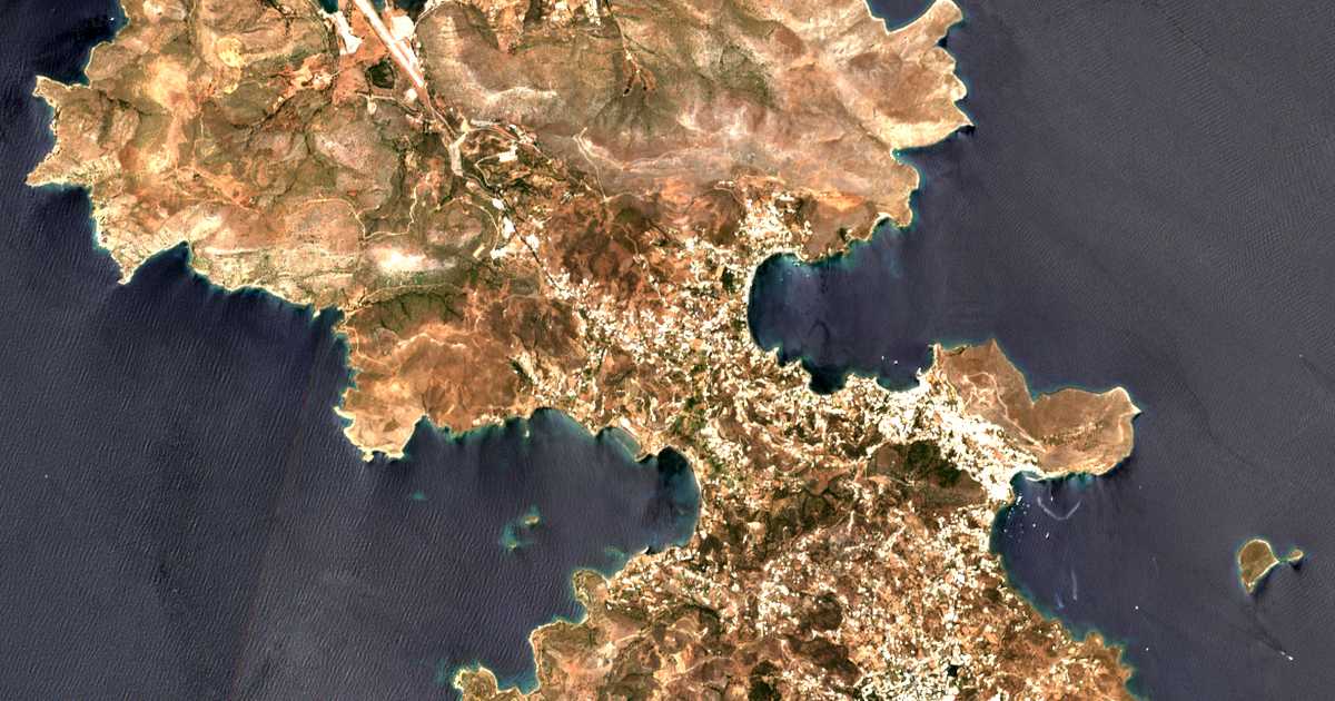 Mapa por satélite de Goúrna