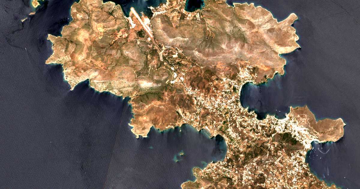 Mapa por satélite de Kamára