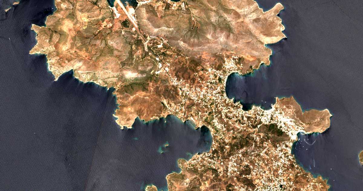 Mapa por satélite de Kókkali