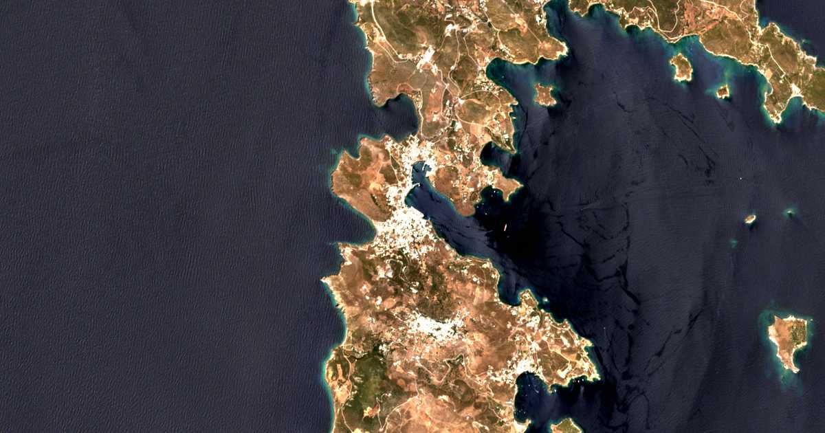 Mapa por satélite de Skála