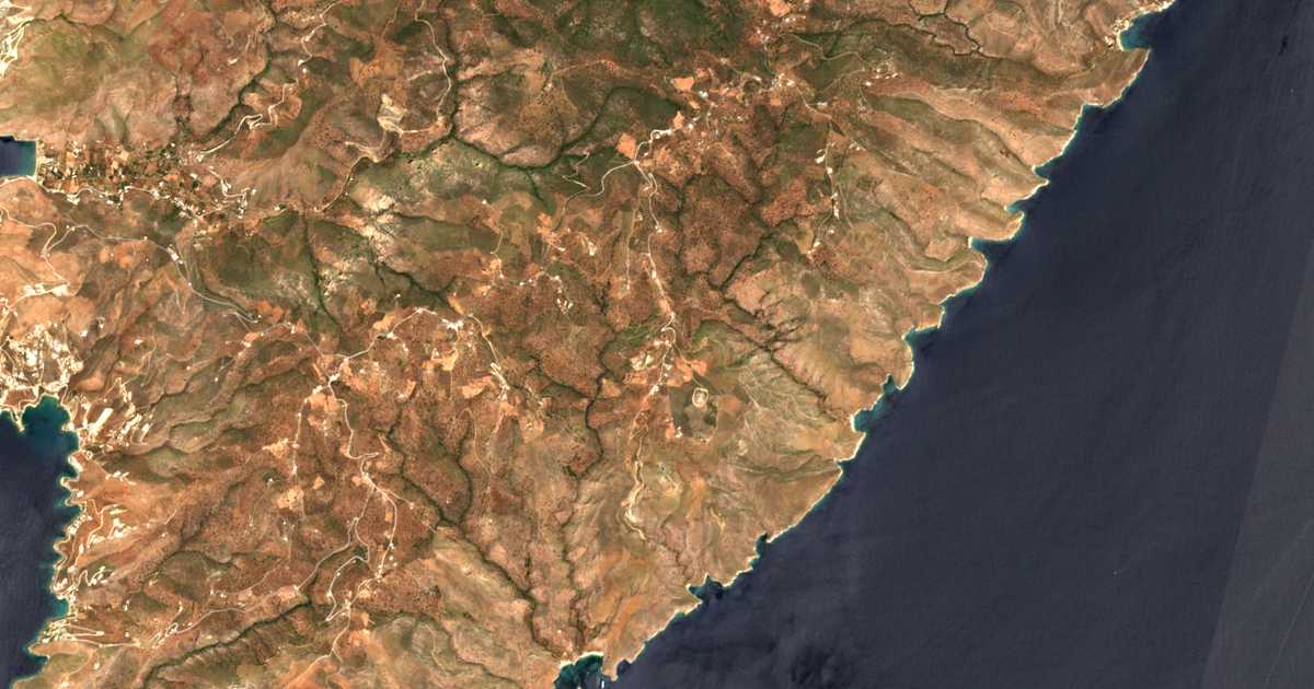 Mapa por satélite de Ágios Symeón