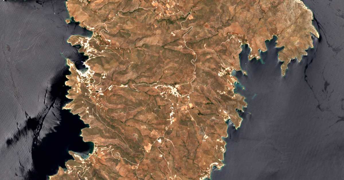 Mapa por satélite de Driopida