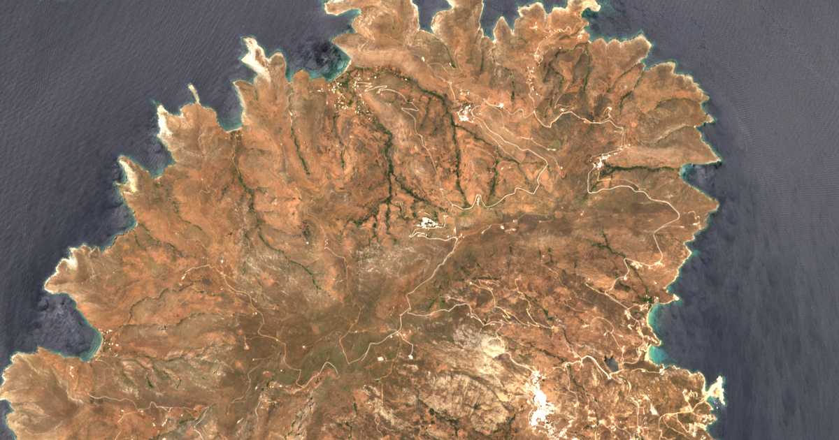 Mapa por satélite de Panagía