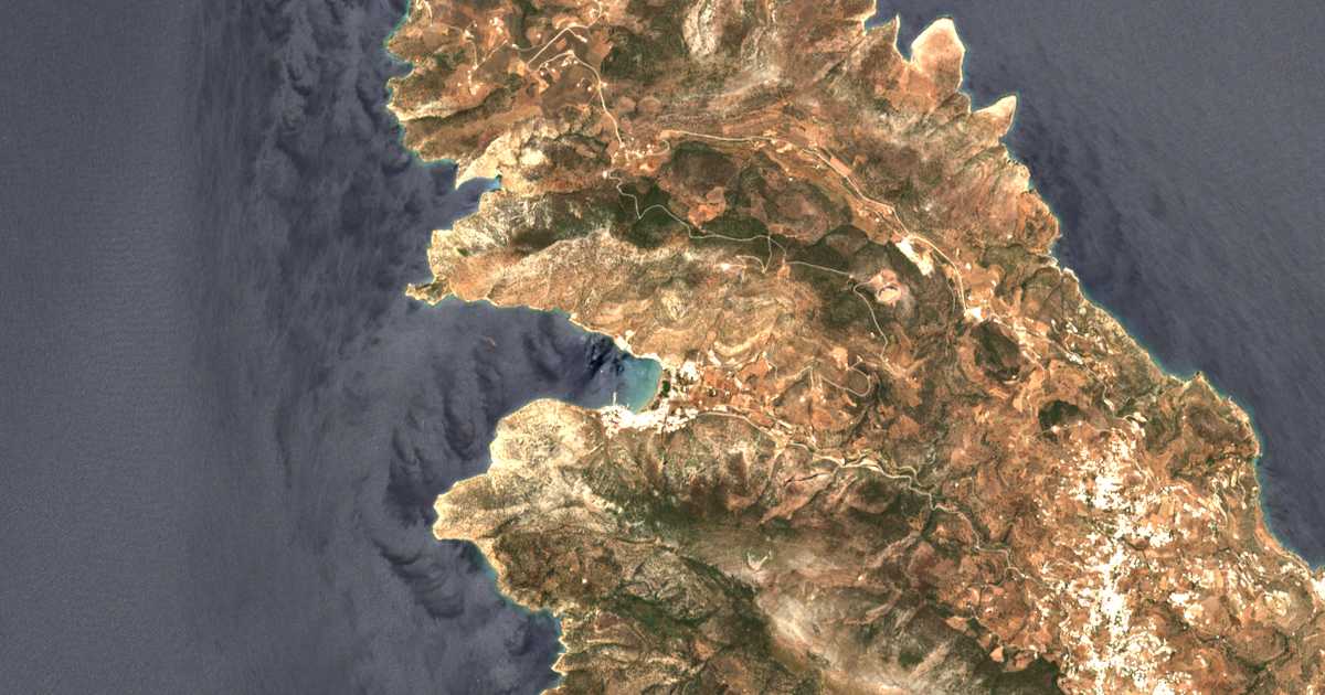 Mapa por satélite de Agía Marína