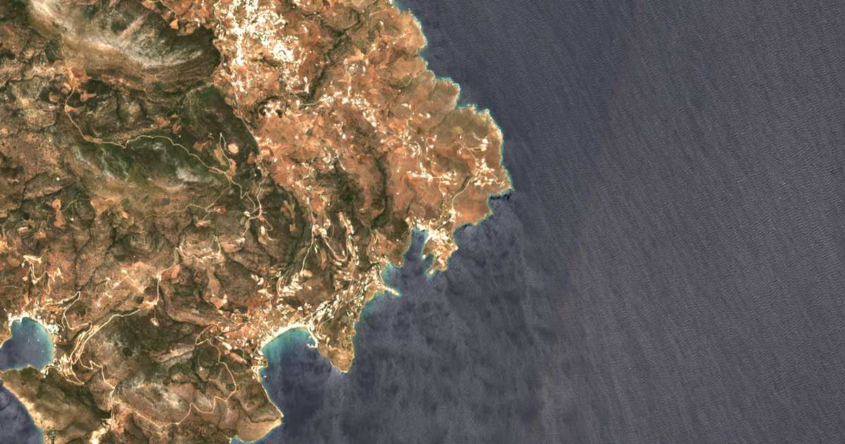 Mapa por satélite de Fáros