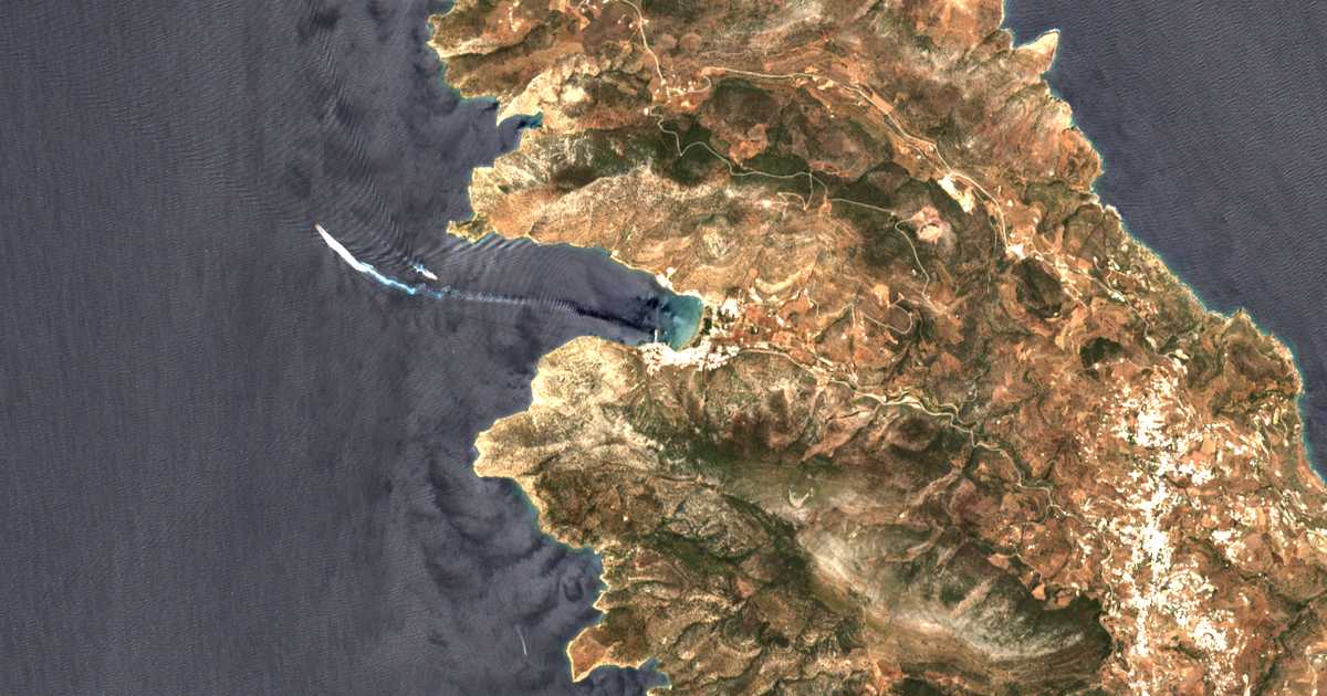 Mapa por satélite de Kamárai