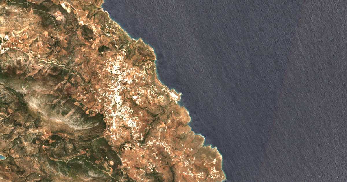 Mapa por satélite de Kástron