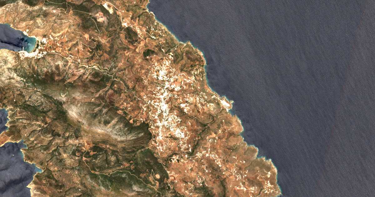 Mapa por satélite de Káto Petálion