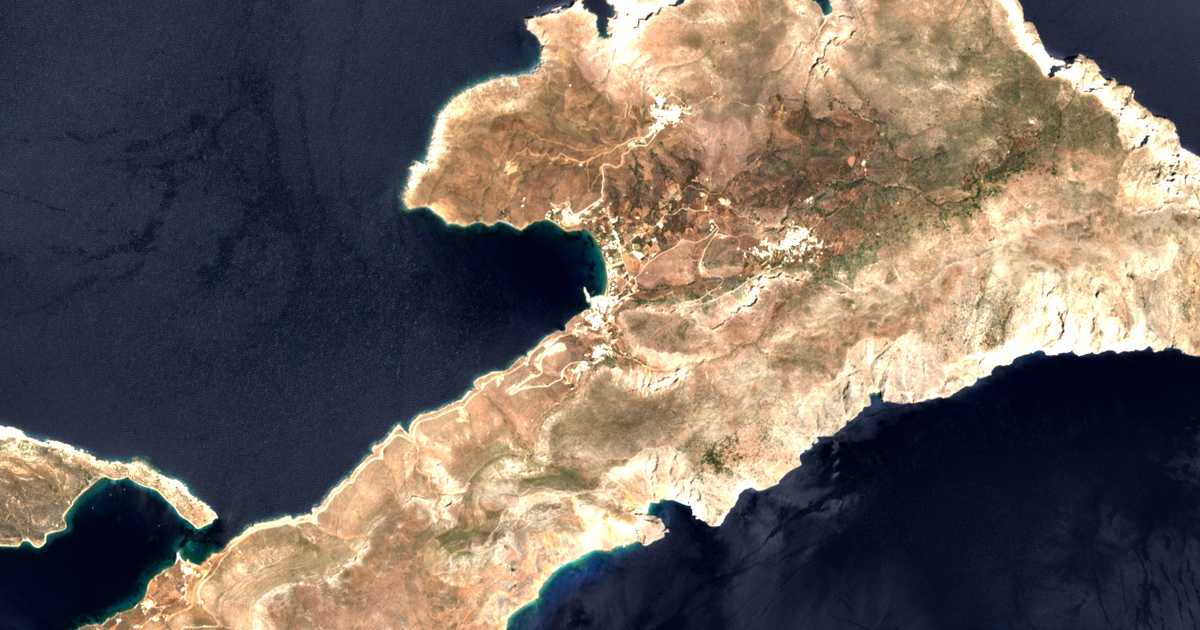 Mapa por satélite de Órmos Aigiális