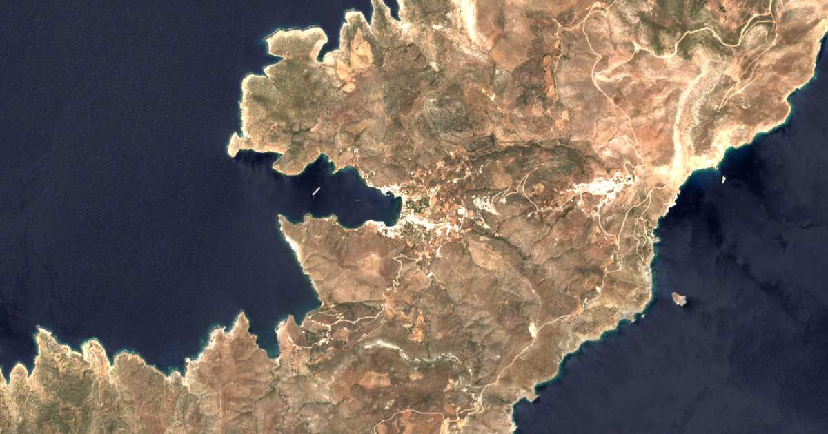 Mapa por satélite de Rachídion