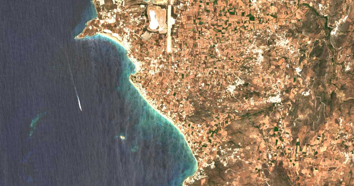 Mapa por satélite de Ágioi Pántes