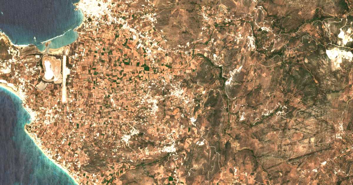 Mapa por satélite de Galanádon