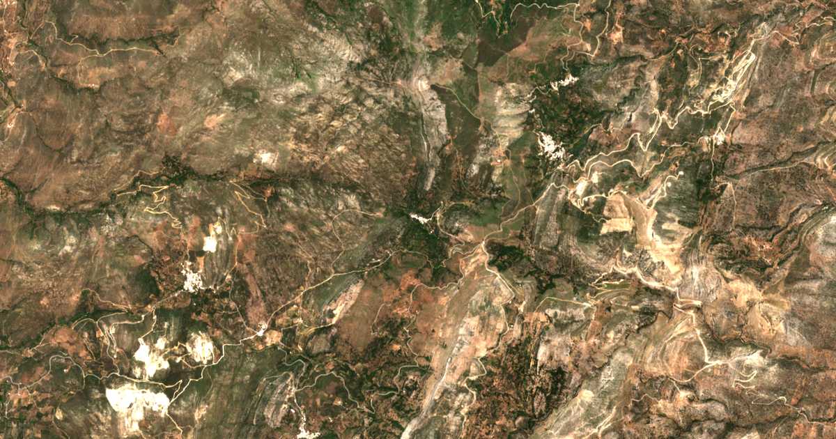 Mapa por satélite de Keramotí