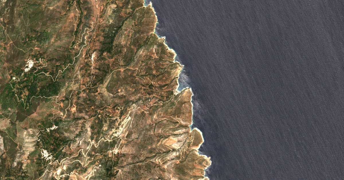 Mapa por satélite de Liónas