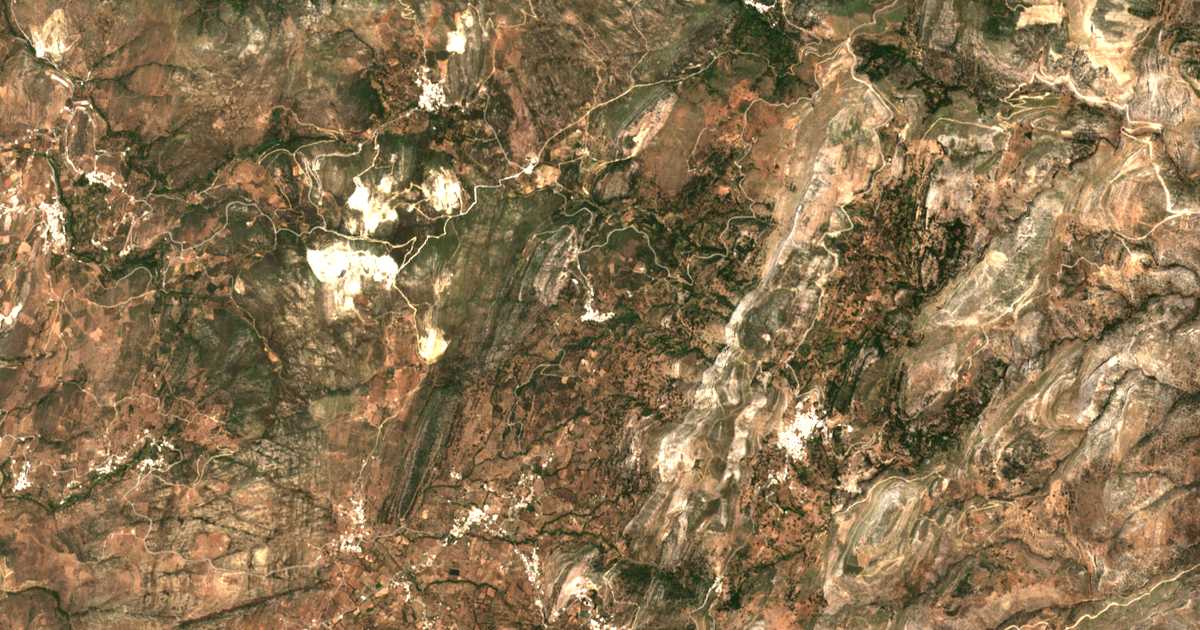 Mapa por satélite de Moní