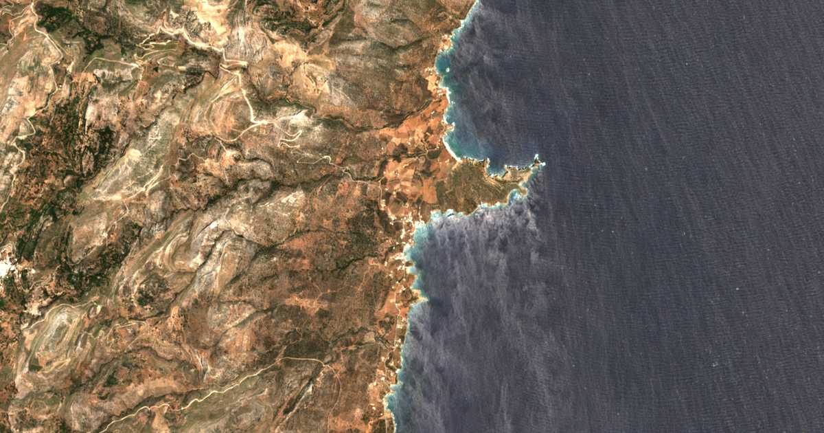 Mapa por satélite de Moutsoúna