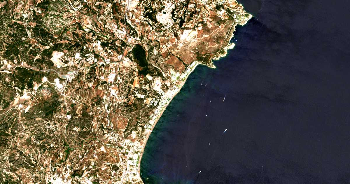 Mapa por satélite de Ammoúdes