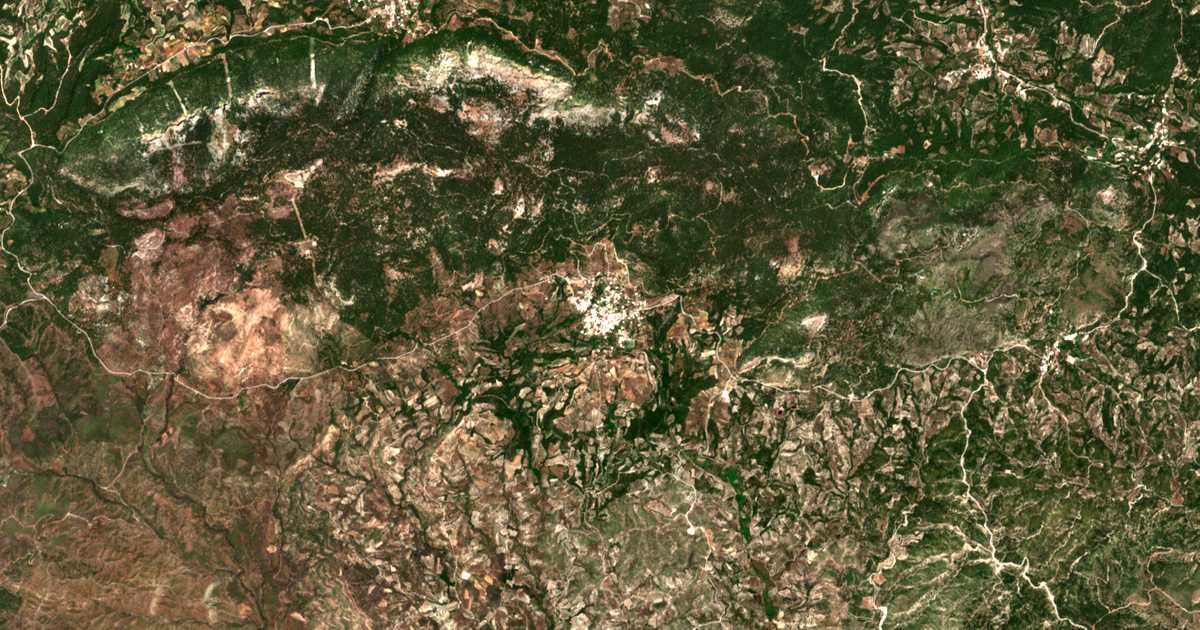 Mapa por satélite de Apóllona