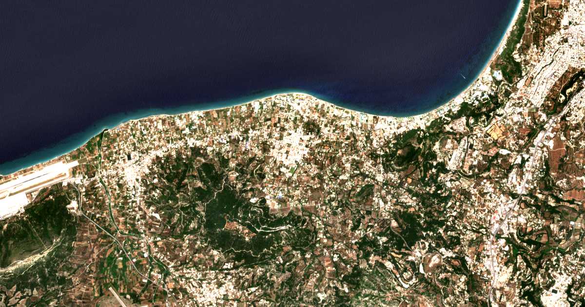 Mapa por satélite de Ialisos