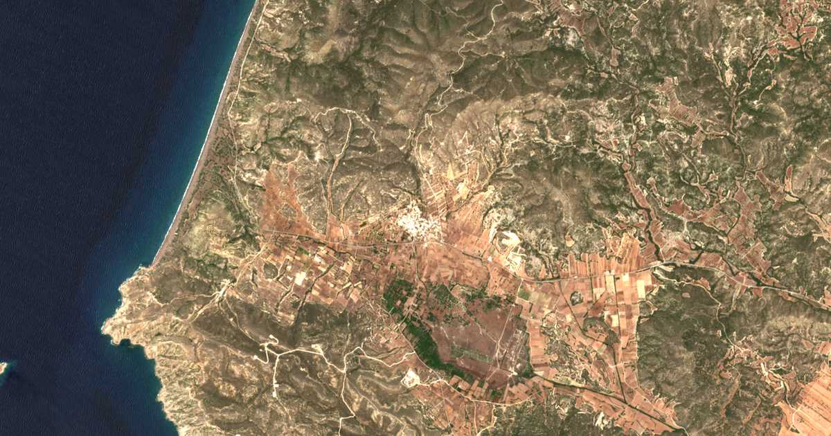 Mapa por satélite de Kattavía