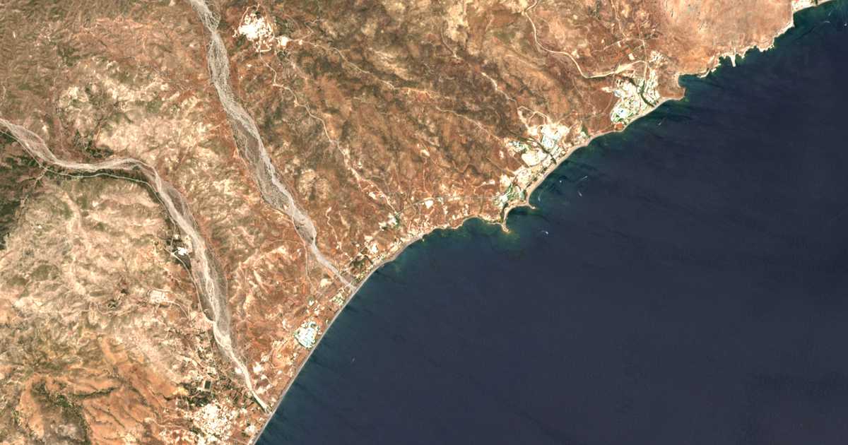Mapa por satélite de Kiotári