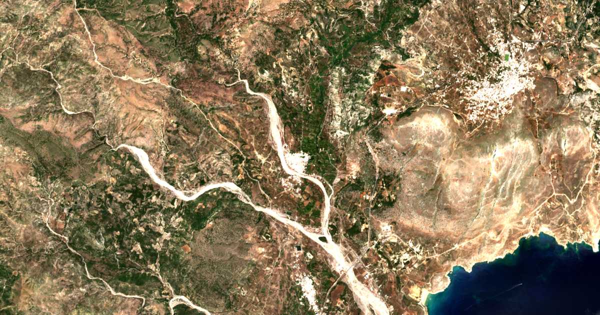 Mapa por satélite de Malón
