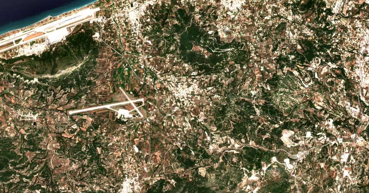 Mapa por satélite de Pastída
