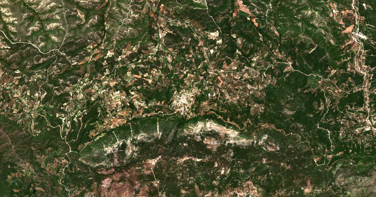 Mapa por satélite de Sálakos