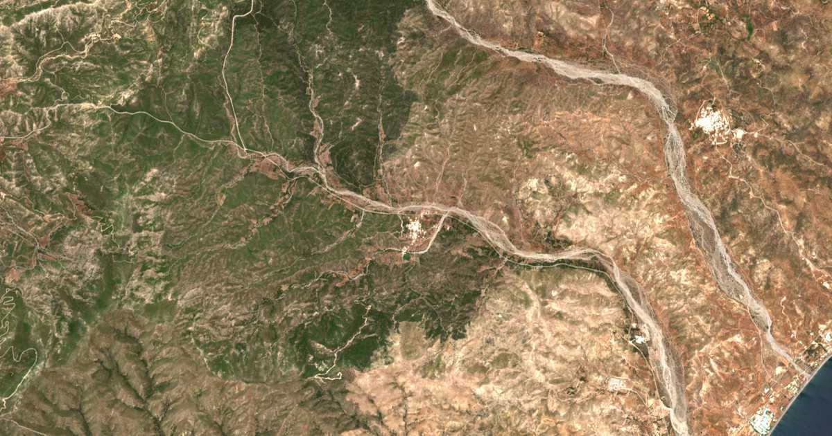 Mapa por satélite de Vati