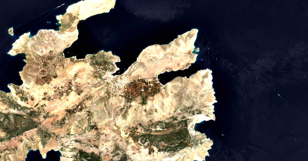 Mapa por satélite de Pédion