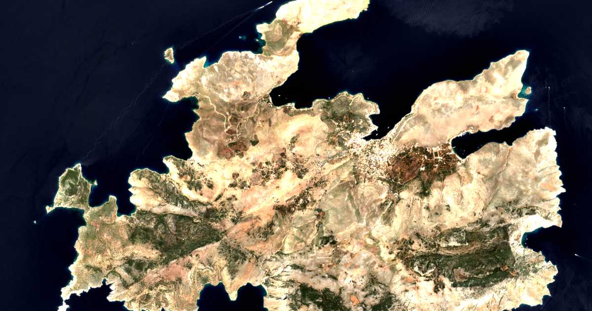 Mapa por satélite de Roukouniótis