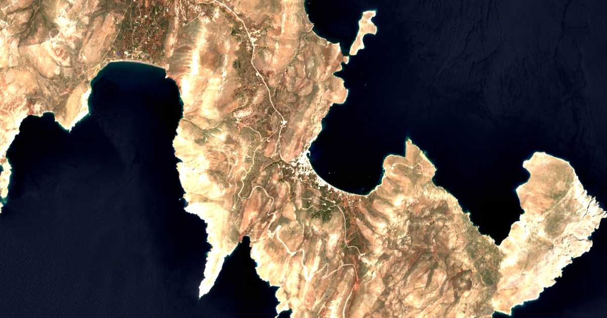 Mapa por satélite de Livádia