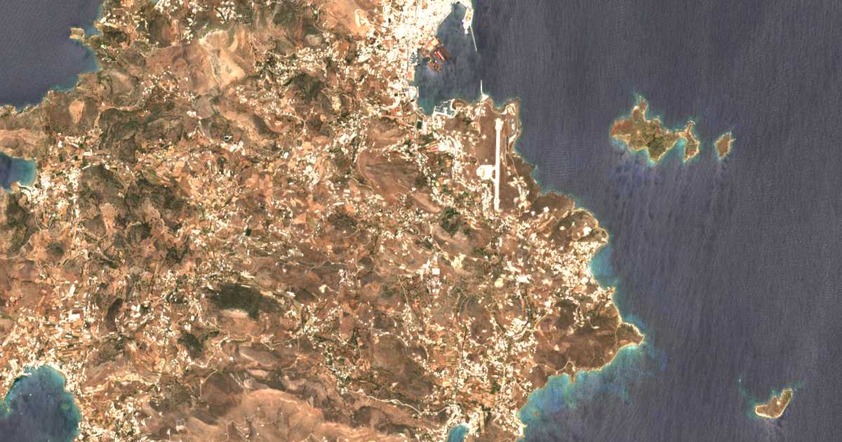 Mapa por satélite de Áno Mánna