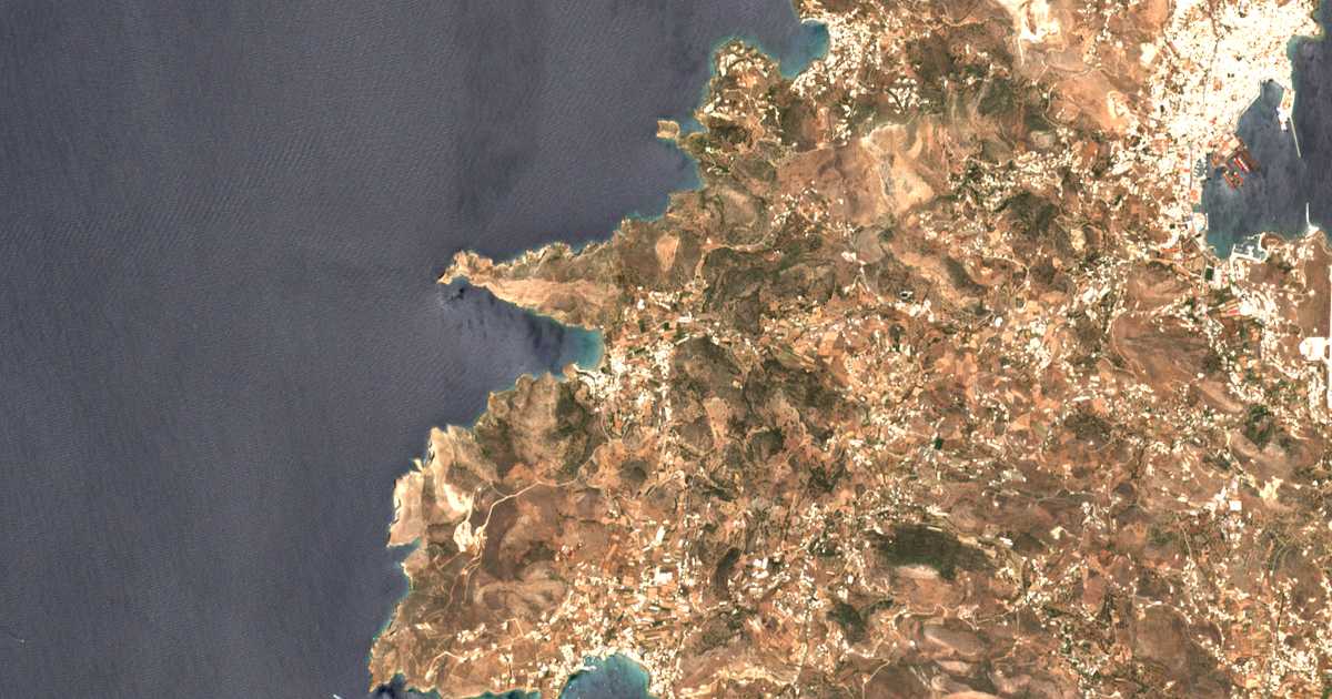 Mapa por satélite de Galissás
