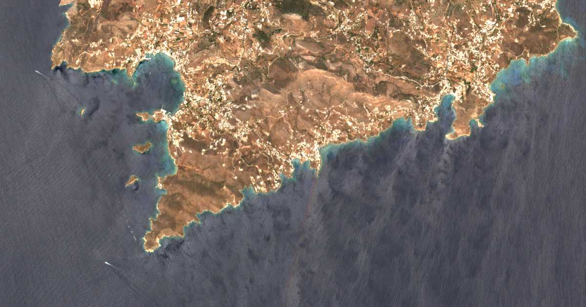 Mapa por satélite de Mégas Gialós