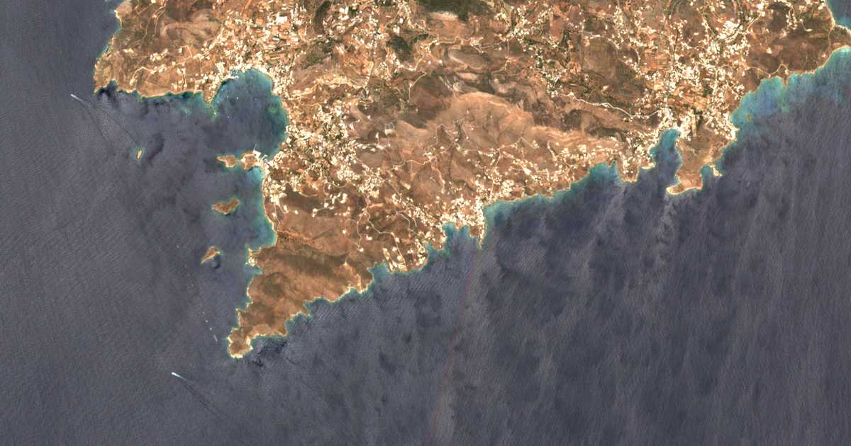 Mapa por satélite de Mégas Gialós