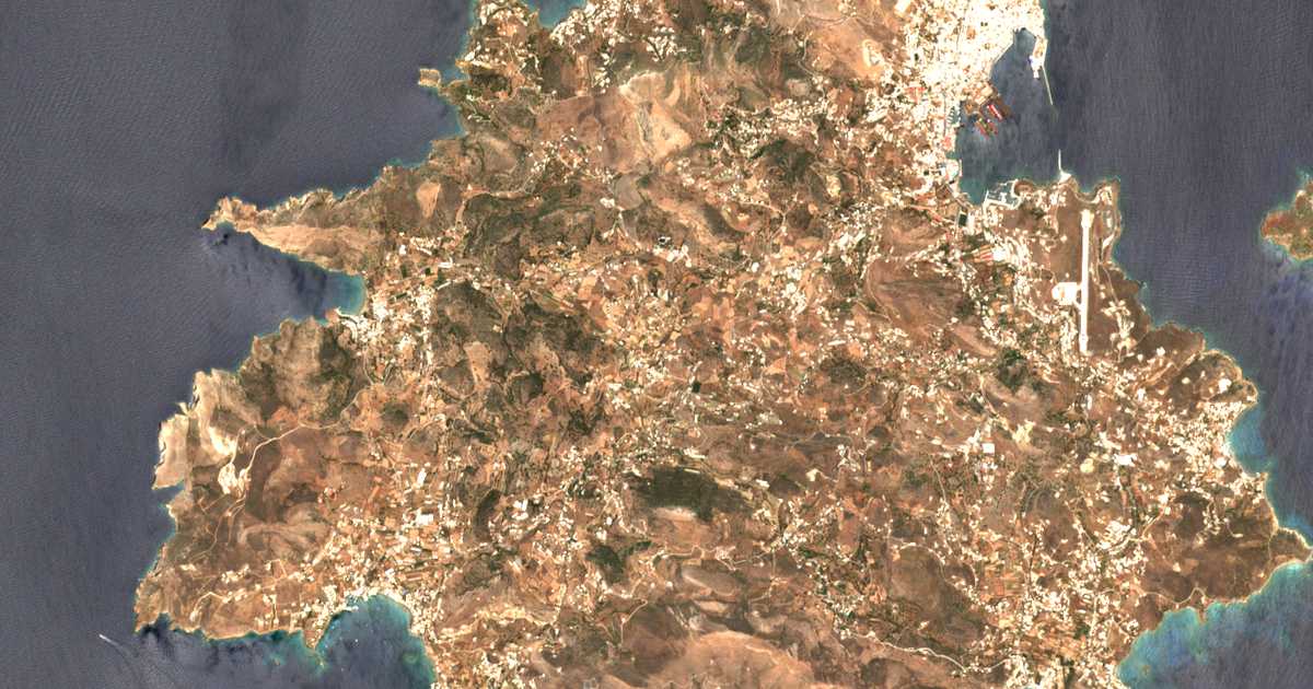 Mapa por satélite de Págos