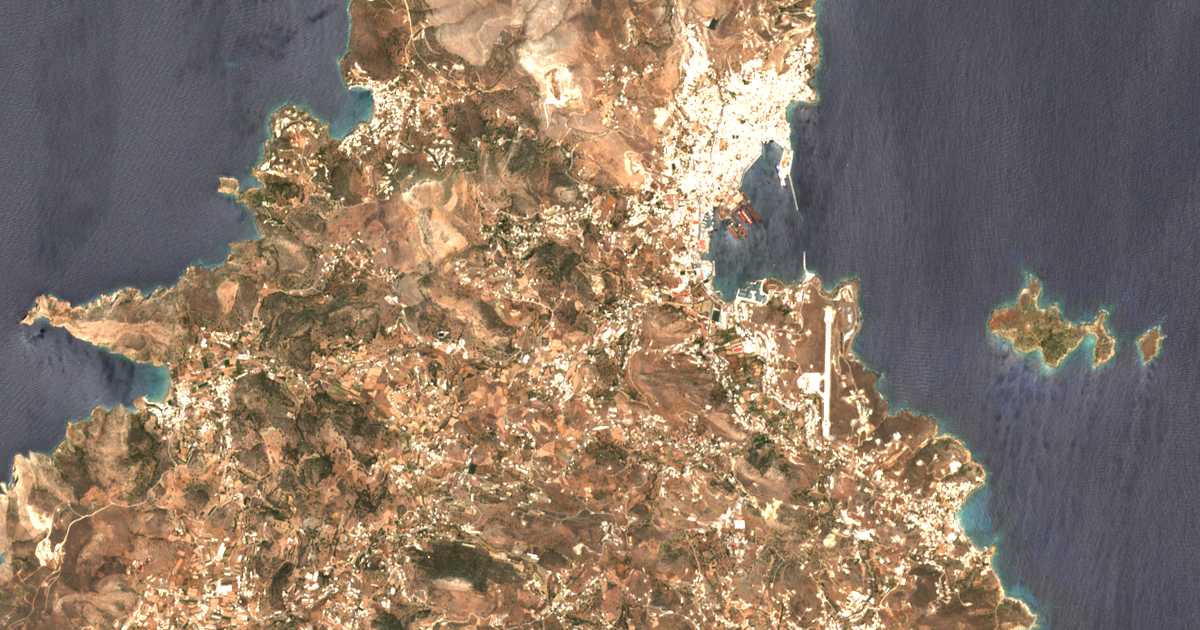 Mapa por satélite de Tálanta