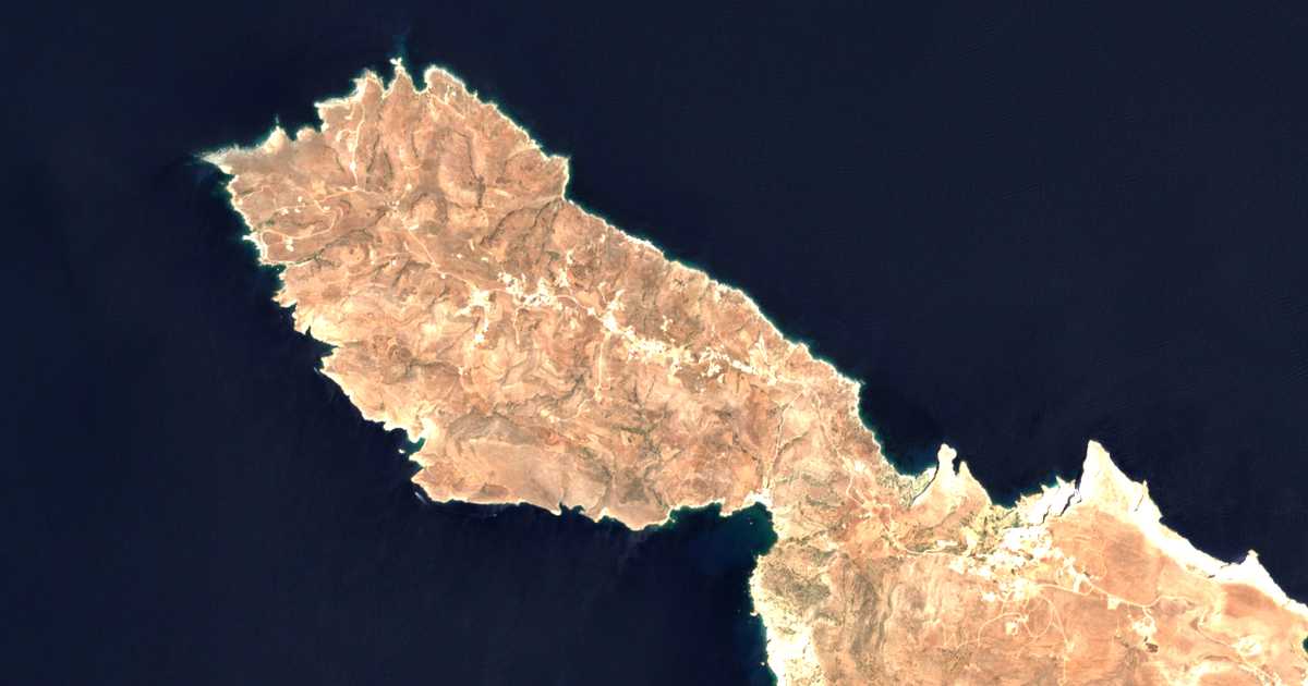 Mapa por satélite de Áno Meriá